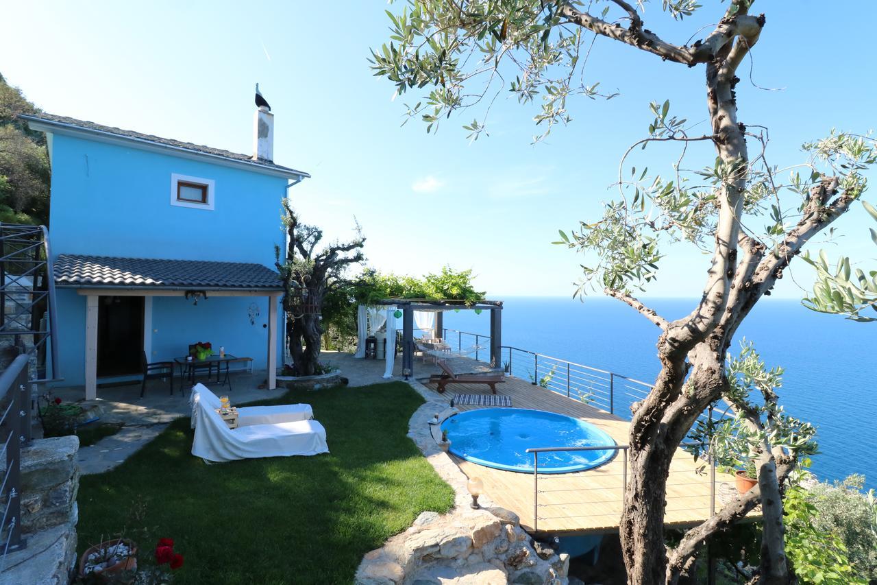 Villa Fakistra'S Blue House Tsagkarada Exterior foto